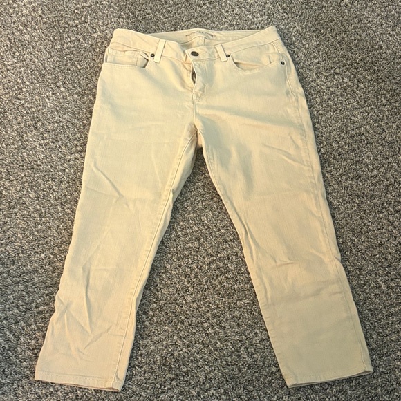 Michael Kors Women's Beige Ankle Jeans - Picture 1 of 5